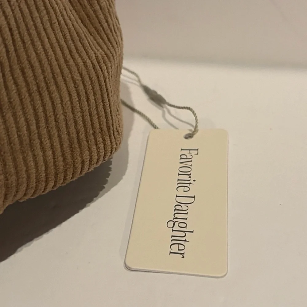 NWT Favorite Daughter Cord Baseball Hat Tan Corduroy Adjustable - Picture 3 of 5